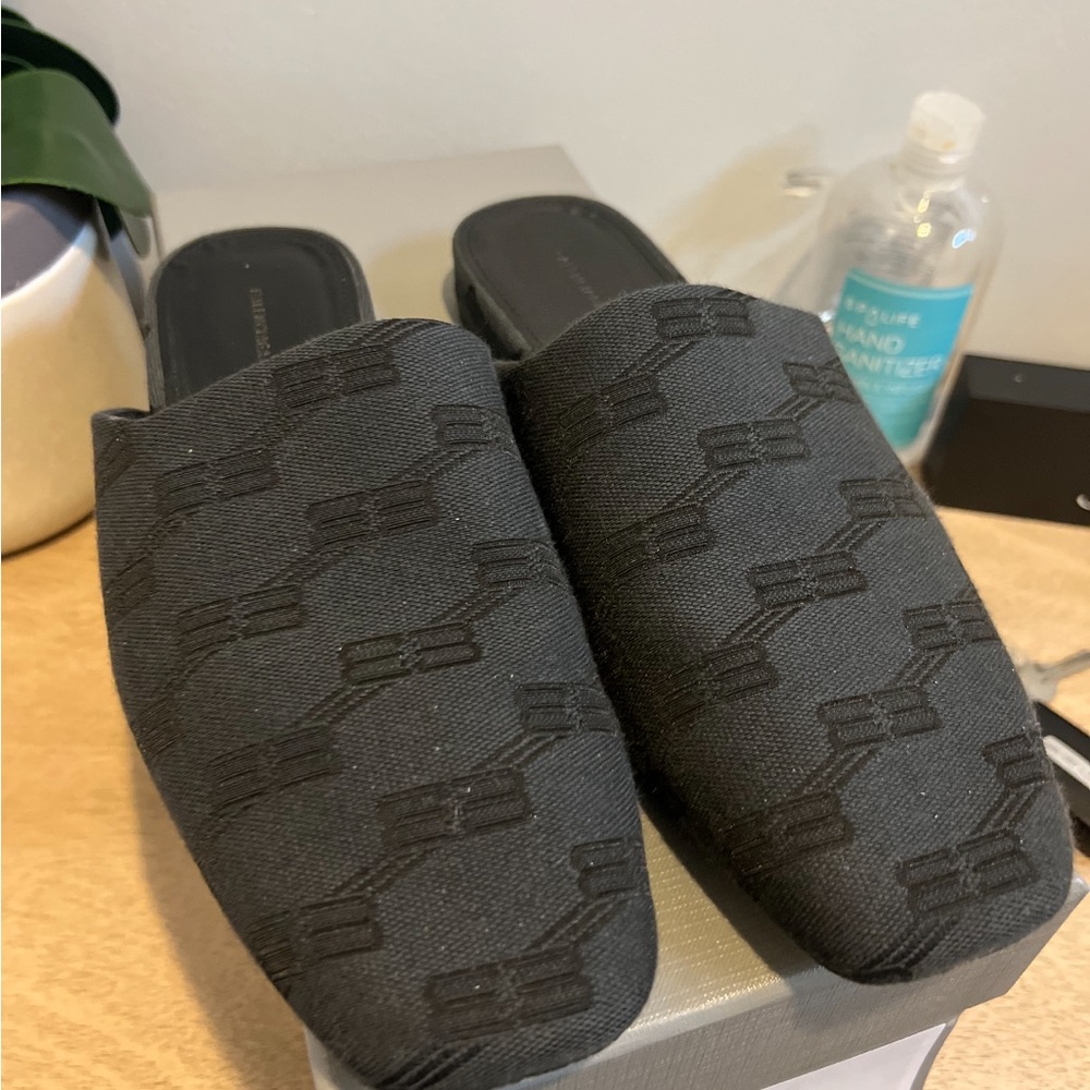 Balenciaga Black Mules
